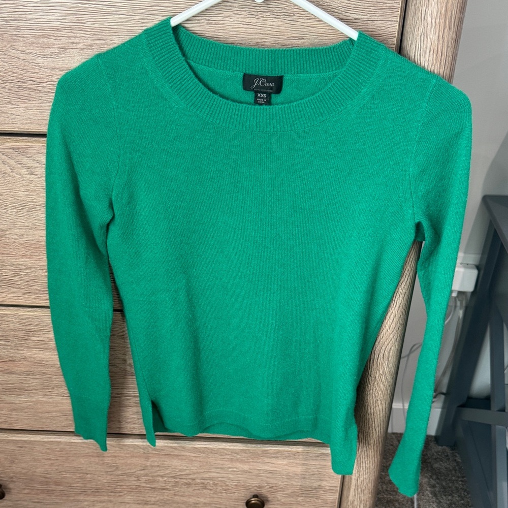 J. Crew Emerald Green Knit Top
